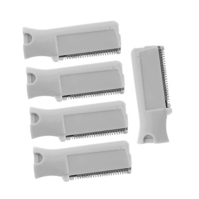 Baluue 5pcs Replacement Blade Kit for Eyebrow Facial Trimmer Precision Shaving Long-term Use Easy to Clean