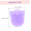 ASAKKURA Silicone Facial Cleansing Brush Korean Skin Care Scrub Tool Face Exfoliator for Deep Pore Cleaning for Friends Family view 3