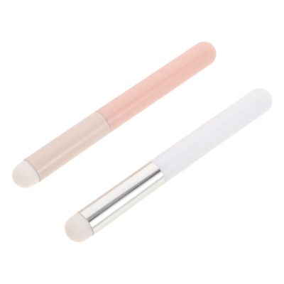 Baluue 2pcs Soft Mushroom Lip Brush Precise Lip Makeup Application for Professional Personal Use and Colors