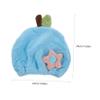 Baluue Cartoon Coral Fleece Hair Drying Cap for Boy Girl Fast Absorbent Towel Wrap for Bathing and Hair Washing Soft Thickened Design for Comfort and Warmth view 2