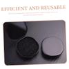 ASAKKURA 4pcs Makeup Brush Cleaner Cleaning Box Soap Sponge for Quick Brush Cleaning view 2