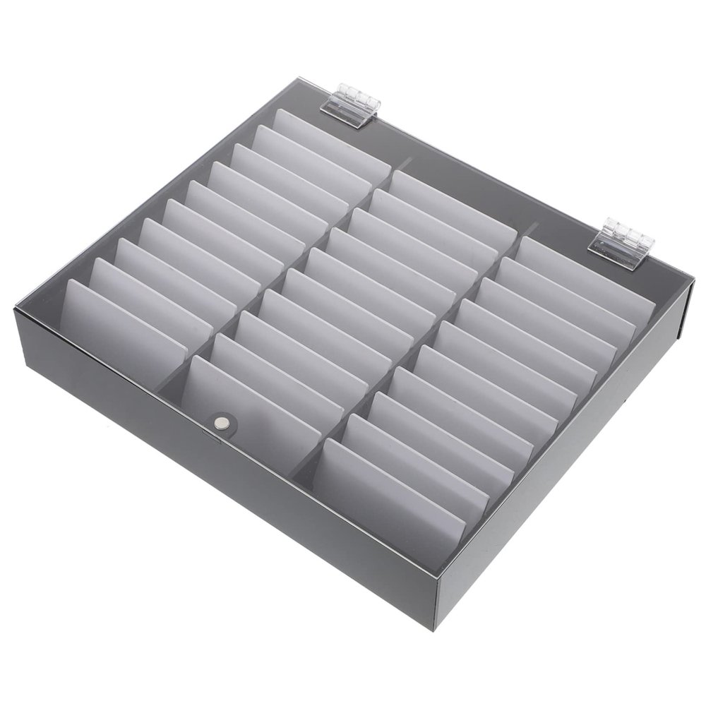 ASAKKURA 33grids Nail Display Storage Box Nail Tip Organizer Art Storage Press Holder