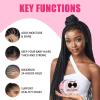 Edge Control Wax for Women Strong Hold - Edge Smoother Edge Wax Styling Gel Edge Control Wax for Black Hair - Rose & Castor Hair Oil for Hair Growth Strengthening Hair Oil Briad Bonnet Brush Set view 4