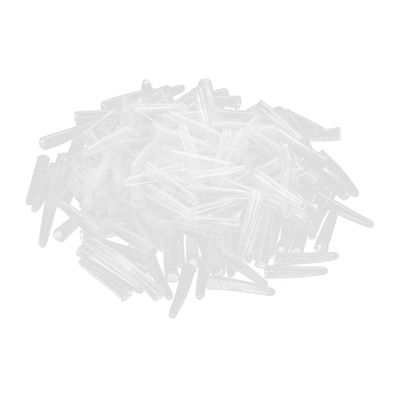 NOLITOY 150pcs Non-slip Silicone Protective Covers for Eyelash Tweezers Versatile Replacement Sleeves for Precision Handling and Safe Storage Grafting and