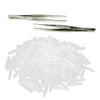 NOLITOY 150pcs Non-slip Silicone Protective Covers for Eyelash Tweezers Versatile Replacement Sleeves for Precision Handling and Safe Storage Grafting and view 4