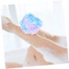 ASAKKURA 3pcs Gradient Bath Loofah Exfoliating Body Scrubber for Women Soft Pe Material Back Cleaning Bath Accessories for Relaxing Shower view 4
