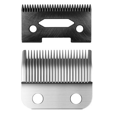 Anrom Professional Replacement Clippers Blades Upgrade Carbon Steel Ceramic Blades Set for Wahl Senior Clippers# 8591 (Silver)