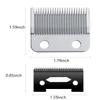 Anrom Professional Replacement Clippers Blades Upgrade Carbon Steel Ceramic Blades Set for Wahl Senior Clippers# 8591 (Silver) view 2