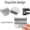 Anrom Professional Replacement Clippers Blades Upgrade Carbon Steel Ceramic Blades Set for Wahl Senior Clippers# 8591 (Silver) view 3