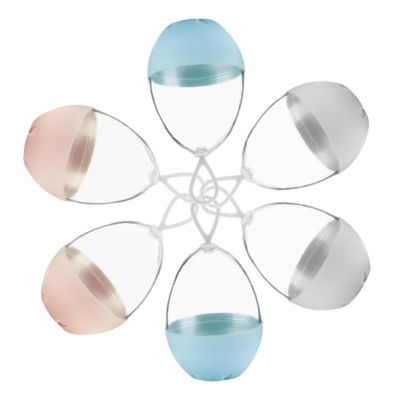 ASAKKURA 6pcs Makeup Sponge Holder Powder Puff Case Travel Beauty Egg Storage Box Makeup Cases Compact Easy to Carry