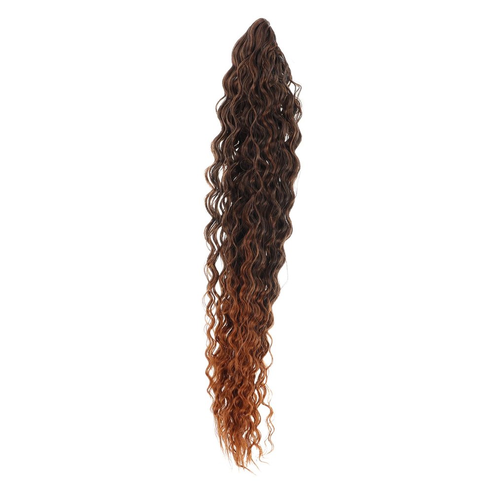 FOMIYES Curly Ponytail Hair Extension for Women Elastic Drawstring Synthetic Fibers African-inspired Curls for Daily Wear and Special Events