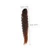 FOMIYES Curly Ponytail Hair Extension for Women Elastic Drawstring Synthetic Fibers African-inspired Curls for Daily Wear and Special Events view 2