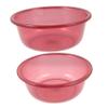 ASAKKURA 2pcs Plastic Thicken Wash Basin Face Cleansing Foot Wash Large Capacity for Bathroom Salon view 1