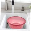 ASAKKURA 2pcs Plastic Thicken Wash Basin Face Cleansing Foot Wash Large Capacity for Bathroom Salon view 3
