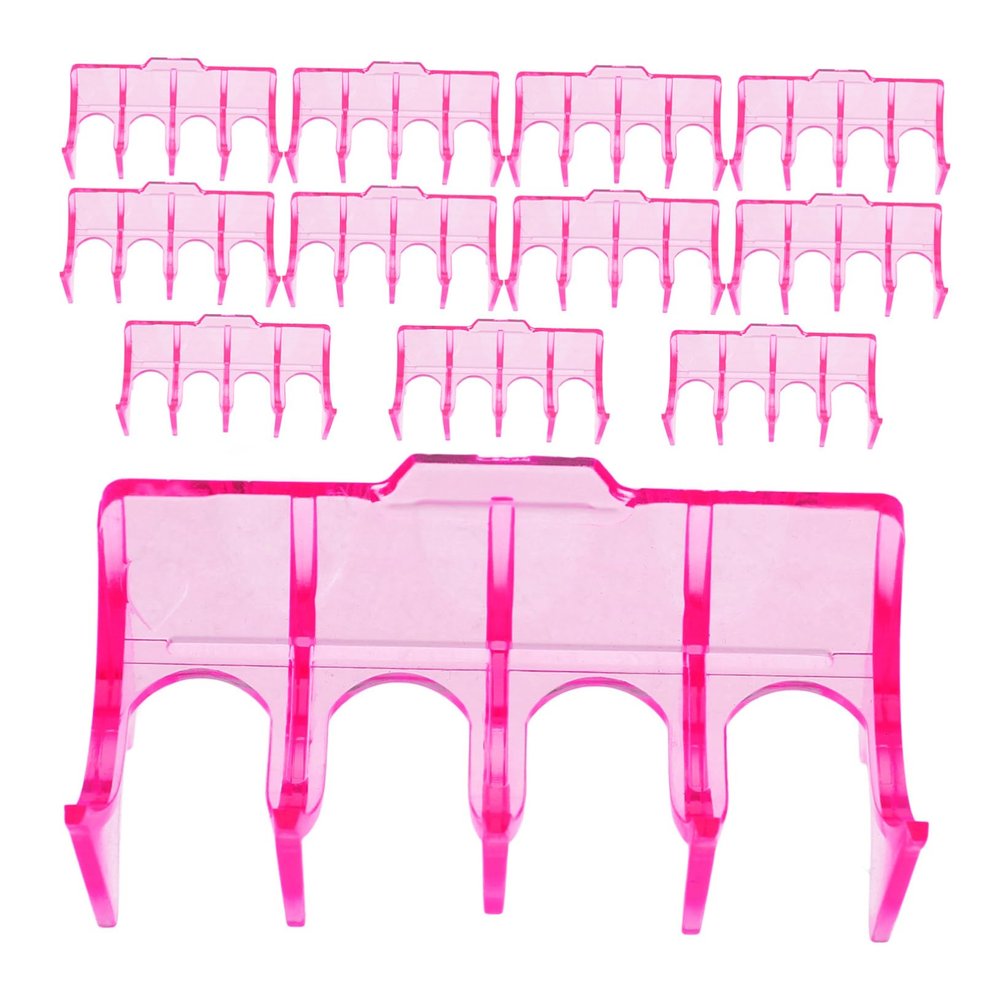 FRCOLOR 12pcs Hairdressing Perm Roller Rack Plastic Hair Curling Rods Holder Insulation Bar Holder for Salon Hair Styling Perm Rod Storage