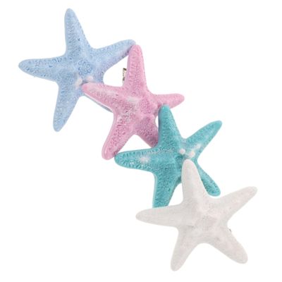 FOMIYES 4pcs Decorative Hair Clips Cute Nautical Theme Hair Barrettes for Women Ocean-inspired Accessories Lake for Parties and Events