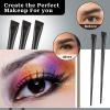 50 Pcs Eyebrow Tint Brushes Angled Eyeliner Brushes Eyebrow Brush Applicator, Ultra Thin Angled Eyeliner Eyeshadow Makeup Brush Applicator view 3