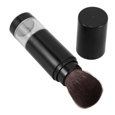 minkissy Portable Powder Brush Automatic Dispensing Mechanism Soft Bristles for Even Makeup Application Travel-friendly and