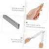 LABRIMP 2pcs Pig Hair Removal Blades Holders Hair Cutting Tool Steel Wooden Handle for Women view 3