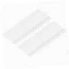 MERRYHAPY 100pcs Disposable Lip Liner Brushes Nylon Bristles for Makeup Application White for Professional and Personal Use view 2