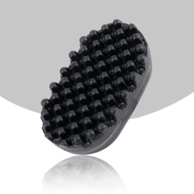 Afro Curls Hair Brush, Rubber Twist Curling Hair Brush, Washable Hair Dirty Braided Curly Hair for Barbers and Daily Use, Black