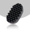 Afro Curls Hair Brush, Rubber Twist Curling Hair Brush, Washable Hair Dirty Braided Curly Hair for Barbers and Daily Use, Black view 1