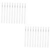 Beatifufu 2sets Lip Brushes Applicator Disposable Plastic Handle Lip Makeup Brush Nylon Bristles Easy Application for Charming Makeup Ideal for Daily Use 50pcs*2 view 1