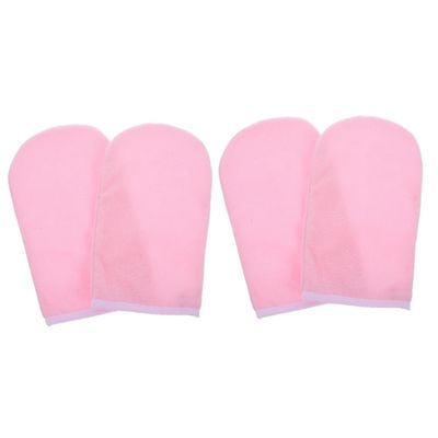 TOVINANNA 2pairs Paraffin Wax Moisturizing Gloves for Women Comfortable Spa Mitts for Hand Care for Wax Treatments and Daily Breathable