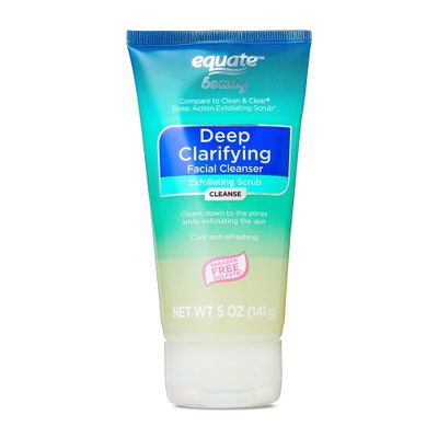 Equate Deep Clarifying Exfoliating Scrub for Acne Care, 5 oz, Deep Action Exfoliating Scrub