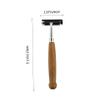 AUTSUPPL 4pcs Double-edged Bamboo Handle Manual Beard Shaver Safety Razors for Men view 2