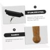 AUTSUPPL 4pcs Double-edged Bamboo Handle Manual Beard Shaver Safety Razors for Men view 4