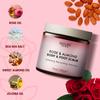 Rose & Almond Body and Foot Scrub with Dead Sea Salt 10 oz view 2