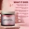 Rose & Almond Body and Foot Scrub with Dead Sea Salt 10 oz view 4