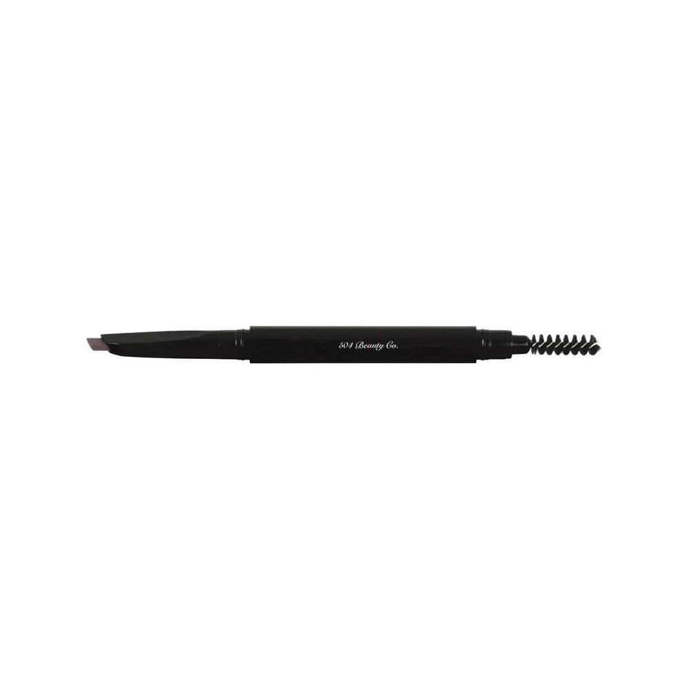 504 Beauty Company Eyebrow Pencil - Automatic, Dual Tip, Paraben-free (Ash Brown)