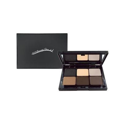 504 Beauty Company Eyeshadow Palette - 6 Shades, Paraben & Talc Free, Vegan, Luminous Finish, Palette, Eye Shadow (Dark Storm)