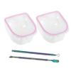 BIUDECO 1set Nail Soaking Bowl Kit for Manicure and Cuticle Care Deep Hand Soak Container for Nail Art Removal and Treatment for Home and Salon Spa view 1