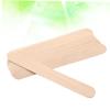 SOESFOUFU 100pcs Cosmetic Scraper Set Unhairing Tool Tongue Depressor for Beauty Care Premium Spatula for Makeup Application and Oral Hygiene Light Yellow view 3