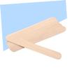 SOESFOUFU 100pcs Cosmetic Scraper Set Unhairing Tool Tongue Depressor for Beauty Care Premium Spatula for Makeup Application and Oral Hygiene Light Yellow view 4