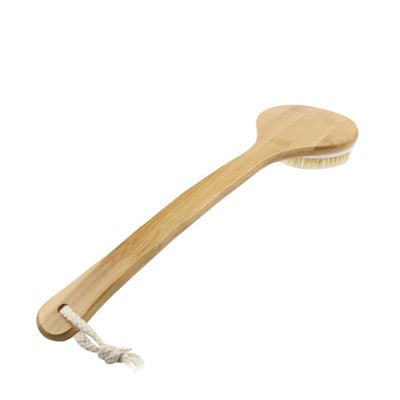 BCOATH 1pc Bristle Shower Brush Handle Soft Body Exfoliator for Deep Cleansing and Back Massage for Men and Women Handle s