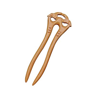 Gogogmee Retro Hairpin for Women Girls Wooden Hair Stick Simple Hair Holder for Daily Life