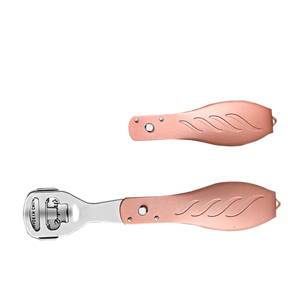 BELLIFFY Stainless Steel Pedicure Knife Foot Shaver Callus Remover Foot Exfoliating Scrub Tool