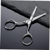 WOONEKY Multi-purpose Eyebrow Nose Hair Scissors Round Tip Safety Scissors for Hair Face Shaver view 2