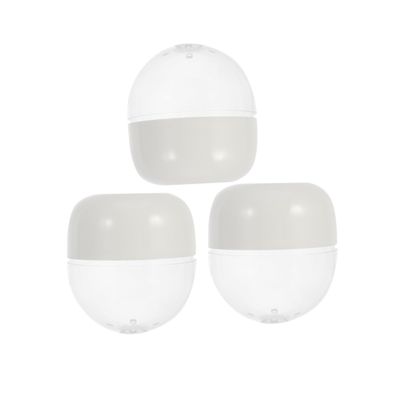 FRCOLOR 3pcs Makeup Sponge Storage Case Breathable Travel Container for Sponges Lightweight and Convenient for Travel Keeps Your Makeup Tools Dry and Clean