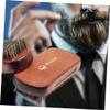 LALADEFIEE Curved Beech Wood Beard Brush Natural Bristle Grooming Tool for Men Enhances Beard Texture and Shine Durable Care Accessory Brown view 3