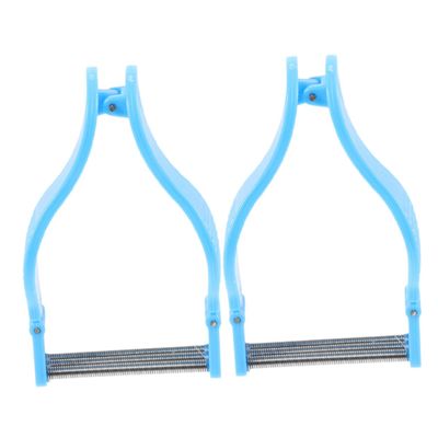 Didiseaon 2pcs Spring Facial Hair Removal Tool for Women Ergonomic Manual Epilator for Upper Lip Chin and Cheeks Safe Easy Hair Cleaning for All Skin Types
