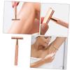 FRCOLOR Manual Beard Shaver Hair Razor Face Hair Removal for Women Comfortable Grip Handle view 2