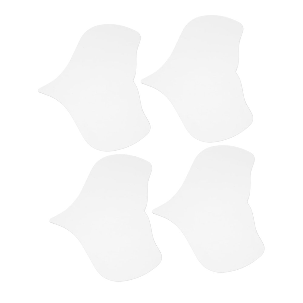 BUTIFULSIC 4pcs Reusable Silicone -wrinkle Chest Patches Shaped Design for Smooth Look and Comfortable for Chest Care