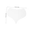 BUTIFULSIC 4pcs Reusable Silicone -wrinkle Chest Patches Shaped Design for Smooth Look and Comfortable for Chest Care view 2
