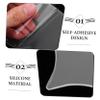 BUTIFULSIC 4pcs Reusable Silicone -wrinkle Chest Patches Shaped Design for Smooth Look and Comfortable for Chest Care view 4