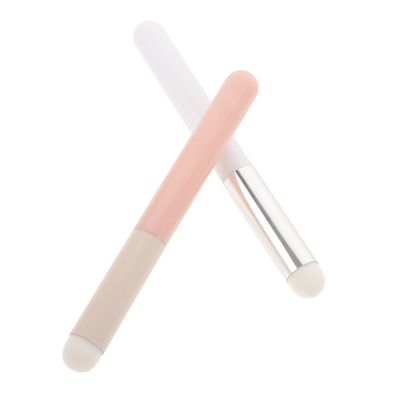 FOMIYES 2pcs Mushroom Head Lip Brush Precise Lip Makeup Application Professional Tools